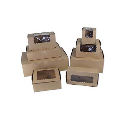 Brown Bakery Boxes