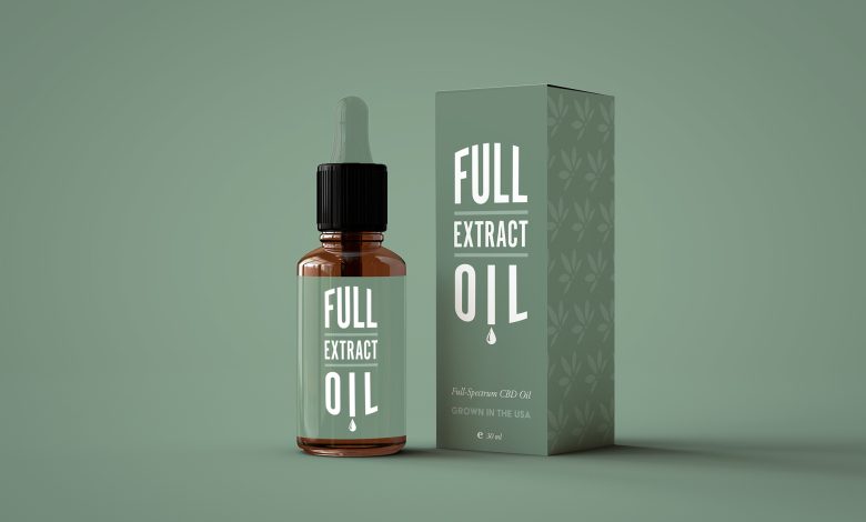 hemp oil packaging