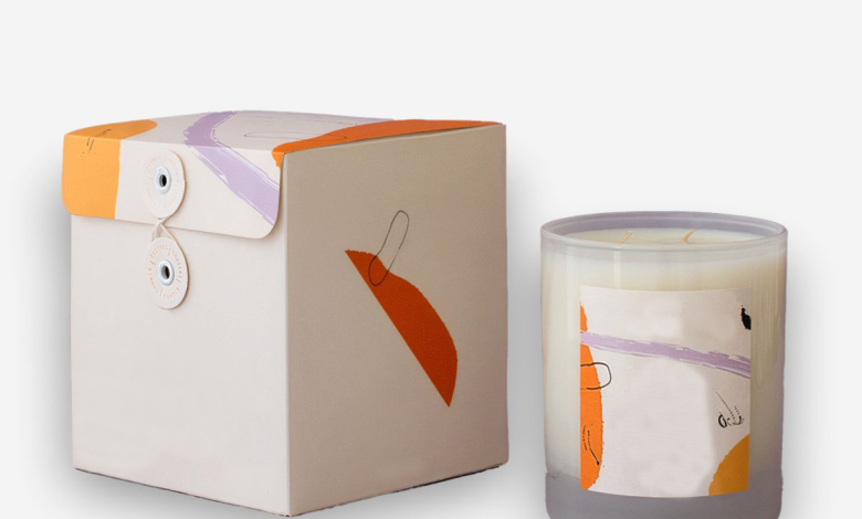 candle with box