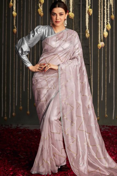 Designer Pink Saree